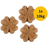 Allco Dog Premium Hundekuchen Rindhappen in Kleeblattform 10kg