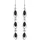 Elli Ohrhänger Feder schwarz 3201528 925 Sterling Silber onesize