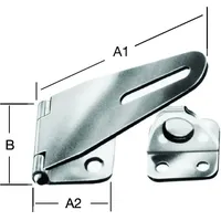 Vormann Sicherheits-Überfalle L 80mm, B 37mm mit angebundener Ösenplatte