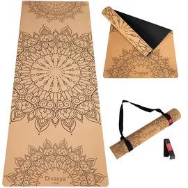 divasya Kork Yogamatte mit Naturkautschuk 1 St