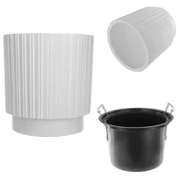 Kadax Blumentopf mit Einsatz, 30 cm, Weiß - KADAX