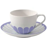 Villeroy & Boch Cappuccinotasse mit Untertasse 0,3 l Blau