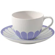 Villeroy & Boch Cappuccinotasse mit Untertasse 0,3 l Blau