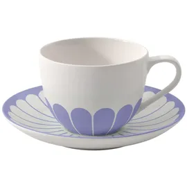 Villeroy & Boch Cappuccinotasse mit Untertasse 0,3 l Blau
