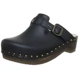 Berkemann Riemen-Toeffler Clogs Schwarz - Gr.: 40,5