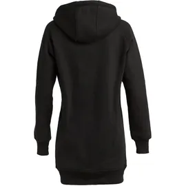 Winshape Lange, kuschelige Hoodie-Jacke mit 2-Wege-Zipper J006 in schwarz | Gr.: XS
