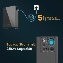 Marstek Venus-E 5,12 kWh AC gekoppeltes Energiespeichersystem