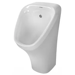 Urinal DuraStyle, Zulauf von hinten rimless, ohne Fliege, weiß, HYG