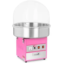 Royal Catering Zuckerwattemaschine - 52 cm - 1.200 W Spuckschutz
