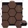 Homestyle4u Akustikpaneele Holz Braun 4 St. 76 x 62 cm