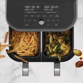 Instant Vortex Plus Dual Airfryer 7,6L Edelstahl