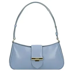 Lancaster Gelato Ily Schultertasche Leder 29 cm  blau