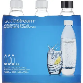 Fuse PET-Flasche 3 x 1 l schwarz/weiß