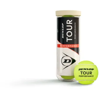 DUNLOP Tennisball Tour Performance - für Turnier- und Clubspieler (3 Bälle)
