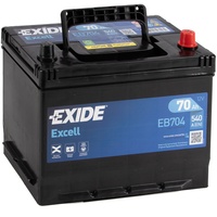 EXIDE EB704 EXCELL Autobatterie Batterie Starterbatterie 12V 70Ah EN540A