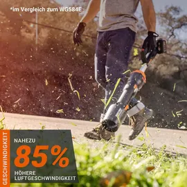 Worx NITRO 40V Akku-Laubbläser WG585E.9 - Effizient und Leistungsstark