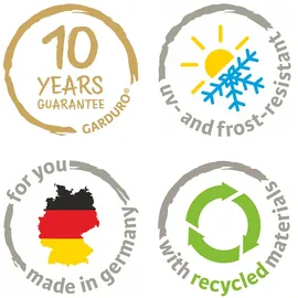 Scheurich C-Cub 240 38 x 38 x 33 cm stony grey