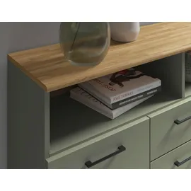 OTTO home Sideboard Ribe 130 x 80 x 35 cm Grün
