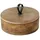 Boltze Aufbewahrungsbox Kabir Ø 19 cm 19-tlg. braun