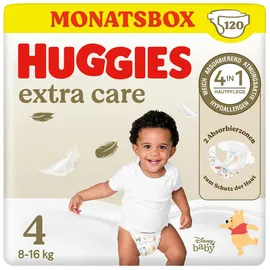 Huggies Babywindeln Extra Care mit Disney-Design Größe 4, 2x60