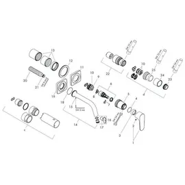 Hansgrohe Citterio M Einhandmischer Brushed Brass