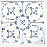 Ti-Flair Goldbach Servietten 33x33cm 20 St. Indisch blau