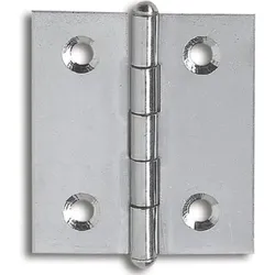 Knopfscharnier - leichte Ausführung - ungeschliffen , 30x30 mm