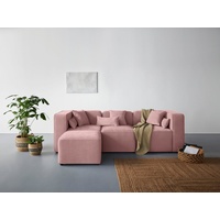 andas 3-Sitzer »Sundstrup L-Form«, Modulserie, individuelle Zusammenstellung, rosa