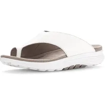 Gabor Damen Pantoletten, Frauen Slipper,schluepfschuhe,Slides,Slip-ons,Backless Slipper,Mules,Gartenschuhe,Weiss (Micro),39 EU
