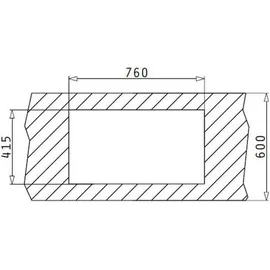 PYRAMIS ET78 Margarita edelstahl glatt