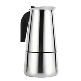 Haofy Moka Kanne 300ml für Induktionsherd & alle Herdarten, elektrische Espressokocher aus Edelstahl, Kaffeekanne für Home Office, Küche, Bürogebrauch
