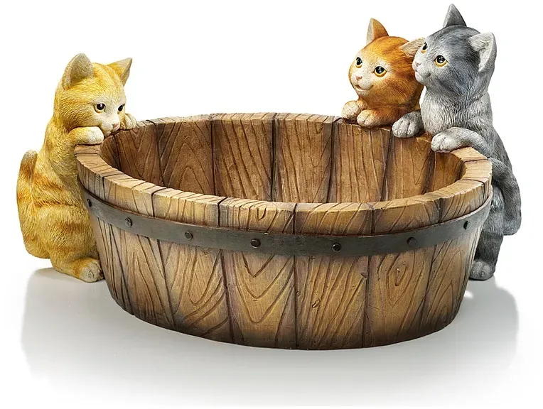 Pflanzkübel "Katzenfreunde"