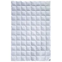 billerbeck Gold-Edition Superlight Frühjahr/Sommer-Bettdecke mit Daunen-Füllung Weiß 135 x 200 cm
