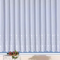 WECKBRODT Gardine »Turin« Kräuselband 1 Stk. tlg. echte Stickerei,