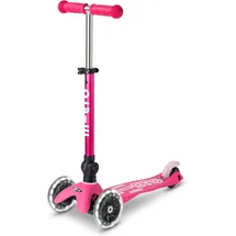 Micro Scooter Mini MICRO DELUXE foldable mit LED Rädern pink - MMD197