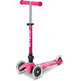 Micro Scooter Mini MICRO DELUXE foldable mit LED Rädern pink - MMD197