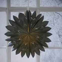 Papierstern Weihnachtsstern Faltstern Dekostern D: 60cm Fensterschmuck grün