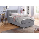Maintal Boxspringbett, inkl. Topper grau
