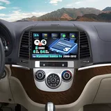 CAMECHO Android 15 Qualcomm Octa Core 4G+64G Autoradio für Hyundai Santa Fe 2006-2012 mit Carplay Android Auto Navi Dual WiFi 9-Zoll Bildschirm mit Navi Bluetooth5.1 FM/RDS+HD Rückfahrkamera