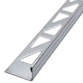 Dalsys Fliesenschiene L-Profil 2,5m x 12,5mm, Edelstahl Poliert Winkelprofil