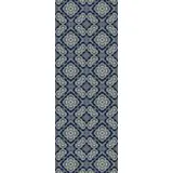Queence Vinyltapete Jantje 90x300 cm 90 g blau
