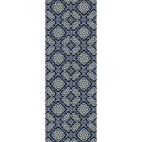 Queence Vinyltapete Jantje 90x300 cm 90 g blau