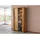 MASSIVMOEBEL24.DE Vitrine Wildeiche 105 x 45 x 204 cm Beige