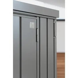 Biohort Geräteschrank 90 0,93 x 0,83 x 1,83 m dunkelgrau-metallic