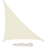 EUGAD Sonnensegel 200g/m2 inkl Befestigungsseile Premium HDPE Wetterbeständig Atmungsaktiv Dreieck, rechtwinklig,luftdurchlässig, wasserdurchlässig, für Terrasse, Garten, Balkon, Camping,