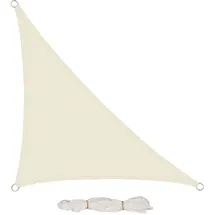 EUGAD Sonnensegel 200g/m2 inkl Befestigungsseile Premium HDPE Wetterbeständig Atmungsaktiv Dreieck, rechtwinklig,luftdurchlässig, wasserdurchlässig, für Terrasse, Garten, Balkon, Camping,