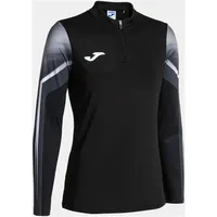 Joma Elite Xi Sweatshirt Halbreißverschluss Schwarz 164