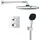 Grohe Vitalio Comfort Duschset Unterputz mit Thermostat Chrom 34882000