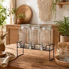 SECRET DE GOURMET - Modern mit Ständer, 3 x 1,5 L