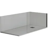 MIRLO Duschrückwand grau